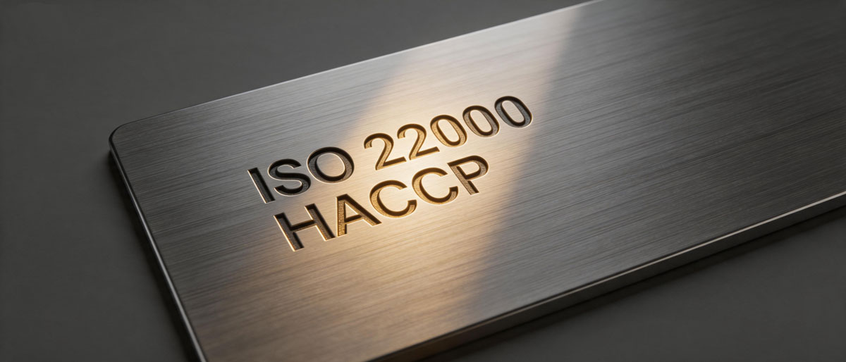 获SGS颁发ISO 22000及HACCP双认证